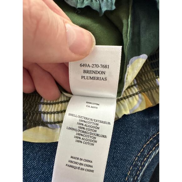 RAILS Brendon Pant Wide Leg Plumerias Floral Size XS NWT - Picture 8 of 8